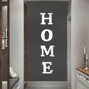 JM3240 foreign trade HOME3d stereo acrylic wall stickers glass window background wall decoration door stickers