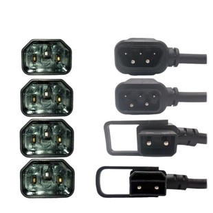 Mavericks Electric Vehicle U/N Lithium Battery Charging Conversion Line Charger Output Line 4 Square Tower Switching Adapter