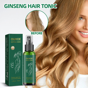 OUHOE Ginseng Hair Growth Liquid Ginseng Essence Moisturizing Hair Anti-falling Hair Hair Care Hair Growth Spray