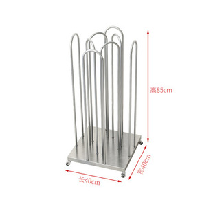 Clothing Store Floor-to-Floor Clothes Bracing Storage Rack Artifact Women's Clothing Store Space-saving Removable Clothes Hanger Pants Clip Fading Rack