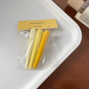 Candy Color Seamless Hairpin Eight-character Bangs Clip ins Style Face Wash Makeup Duckbill Clip Side Hairpin Headwear Women