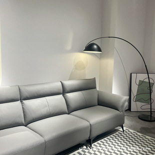 Modern Simple Italian Leather Sofa Light Luxury First Layer Cowhide Large and Small Apartment Leisure Sofa 2023 New Style