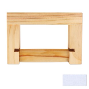 Wooden Paper Roll Holder Without Punching Toilet Paper Towel Holder Wall-Mounted Bathroom Toilet Paper Holder Hotel Toilet Paper Holder