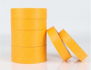 And paper masking tape high viscosity car paint masking furniture decoration color separation beauty seam yellow and paper wholesale