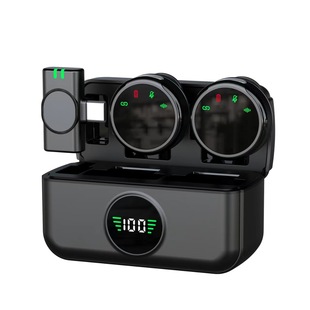 2024 Cross-border New Wireless Microphone S5 Magnetic Suction Live VLOG Shooting Radio Noise Reduction Microphone