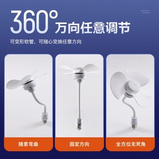 e27 screw mini fan kitchen bathroom bedroom silent fan big wind dormitory led household energy saving fan