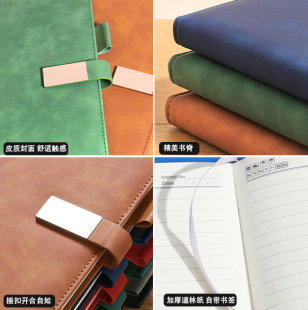 a5 thick notebook business notebook gift box suit b5 notepad work office meeting record book printed logo