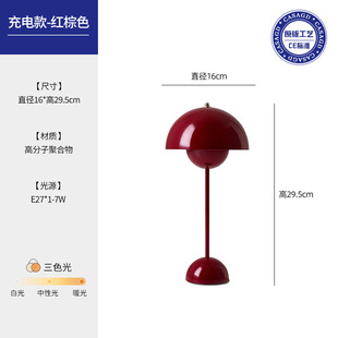 Antique Atmosphere Luminous Table Lamp Retro Simple LED Lamp Master Bedroom Bedside Table Light Light Luxury Decorative Nightlight