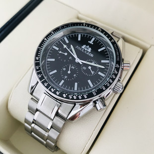 Watch men's automatic mechanical watch solid steel belt waterproof cross-border Amazon hot selling men's watch multi-functional