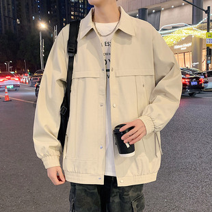 Spring Men's Jacket Fat Man Loose plus size Men's Oversized Oversized Coat Extra Large Fat Man Top 100.00kg
