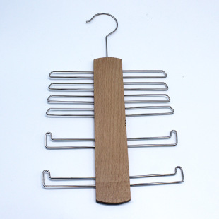 Solid Wood Tie Rack clothing store hotel multi-functional rotating solid wood belt rack tie rack hanger scarf rack