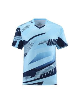 Wholesale high quality ice silk badminton row tennis children's table tennis training clothes custom printing a generation of hair