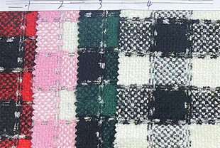 Ready Supply of Bright Silk Small Plaid Clothing/shoes, Hats/bag Fabrics, Beautiful Prices, Shaoxing Fabrics