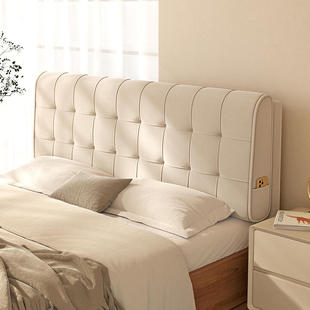 2024 New High Elastic Sponge Universal Bedside Cushion Internet Popular Tatami Bedroom Large Backrest Soft Bedside Household