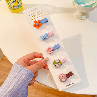 Cute Baby Headwear Hair Clip Baby Edge Hair Clip Simple Children's Hair Clip Girls' Hair Accessories