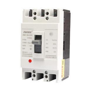 Air switch molded case circuit breaker ZBM1-63L overload protection switch 16A32A40A63A source manufacturer