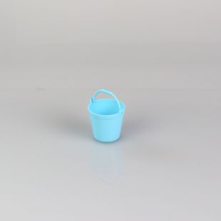Cross-Border New Mini Play House Bucket Toy Doll House Props Ornaments Miniature Artificial Satchel Bucket Customization