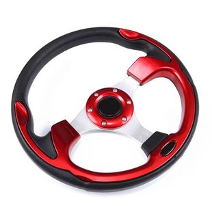 Cross-border hot 320MM competitive racing ND steering wheel 13 inch car modified universal PU steering wheel
