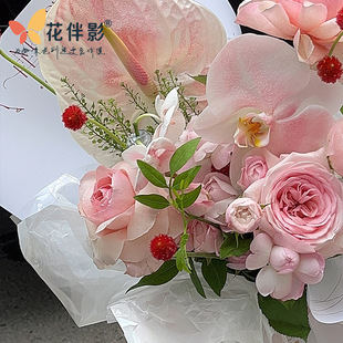 Flower Companion Shadow Tanabata Glass Lamp Waterproof Thickened Packaging Florist Flowers Colorful Cellophane Floral Flower Bag Material
