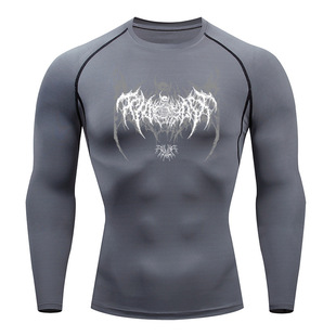 Y2K Compression ShirT BlacK FiTness T ShirT Men Muscle QuicK Dry FiTness SporTs CloThing Sunscreen SporTs T-shirT