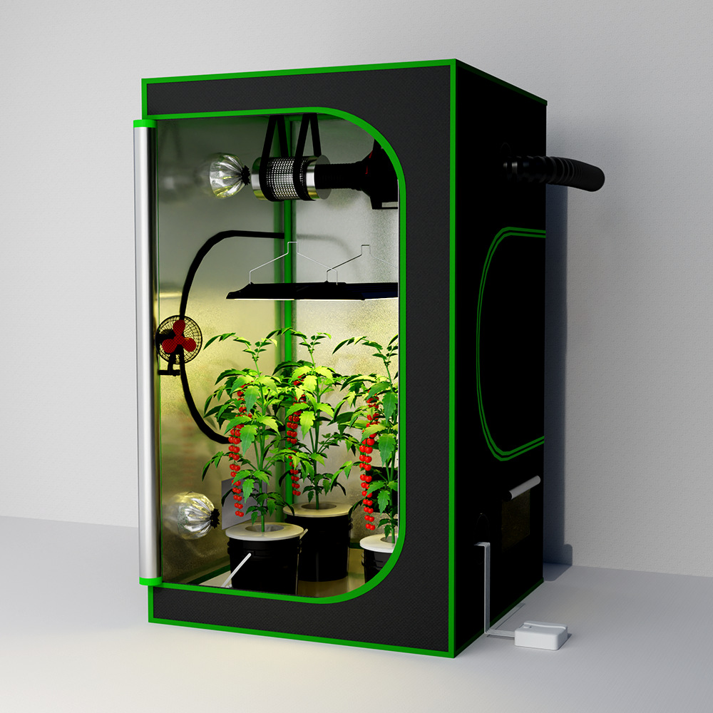 VIVOSUN S448 4×4 Grow Tent with AeroWave E6 WiFi Fan 6 Inch