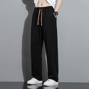 Japanese Functional Stitching Casual Pants Men's Spring and Autumn Loose Straight Foundation cityboy Wide-leg Workwear Trousers for Men