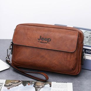 New Men's Crossbody Bag Casual Small Bag Multifunctional Clutch Bag Fashionable Men's Bag Shoulder Bag Mobile Phone Coin Purse