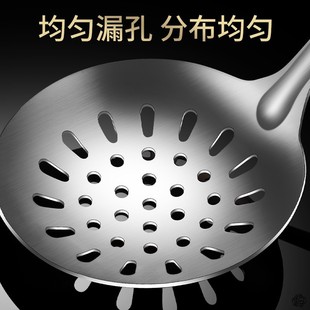 Stainless Steel Stir-frying Spoon Special Kitchen Stir-frying Spoon Household Wooden Shovel Stir-frying Spoon Stir-frying Spoon Long Handle Pan Spoon