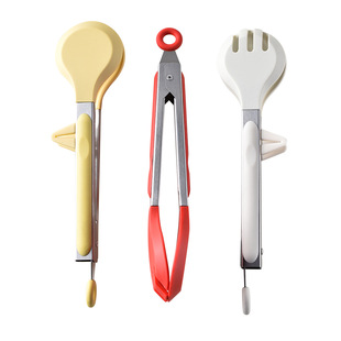 Cross-border hot selling silicone food clip food clip anti-scald clip kitchen clip barbecue clip barbecue clip multi-functional clip