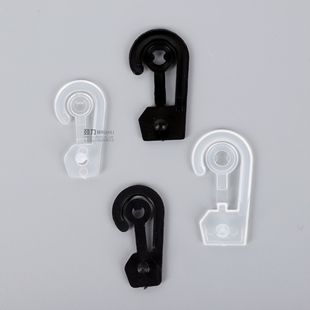 Factory wholesale plastic folding hook hook cardboard hook packaging bag accessories small accessories left and right hook hook spot