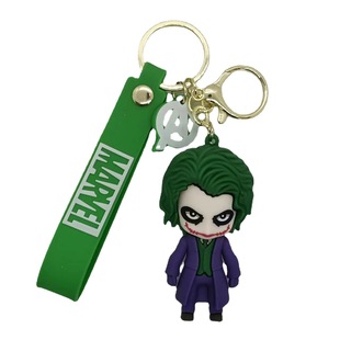 Cross-border Creative Cartoon Hero League Captain America Keychain Pendant Bag Car Keychain Accessories Wholesale