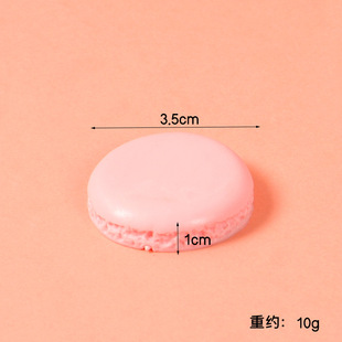 PVC imitation food play macaron accessories creative DIY handmade macaron biscuit cake homemade material wholesale