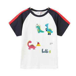 New full children's cartoon dinosaur series heat transfer hot cross-border hot selling high-elastic environmental protection can be cut hot figure