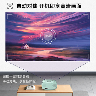 New K3 smart wifi projector home portable HD home theater projector mobile phone wireless projection