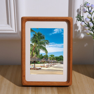 Couple Commemorative Photo Frames Desktop Solid Wood Poster Frame DIY Caglework Display Frame