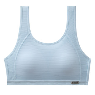 Summer thin Junior High School High School students girls underwear fixed Cup puberty sports bra two or three stages