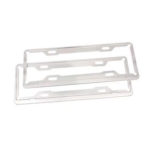 Factory Direct supply stainless steel paint license plate frame 4s shop order number license plate frame/license plate frame wholesale