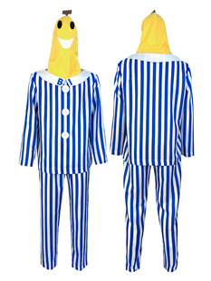 Cross-border Hot Sale Halloween Cosplay Party Costume cosplay Stage Costume Pajamas Banana Man