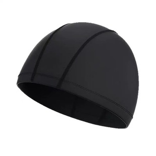 Wholesale spot high elastic head solid color swimming cap breathable adult unisex can be spot