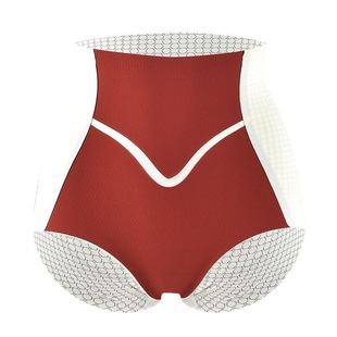 5D Bioceramic Abdominal Panties High Waist Women's Hip Lifting Suspension Peach Pants Postpartum Body Traceless Shaping Pants