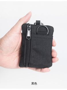 Original Japanese mini coin purse card holder canvas small wallet zipper youth outdoor sports storage bag small hanging bag