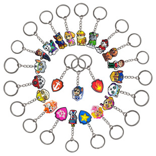 Cartoon toy keychain wholesale Wangwang team trendy doll bag pendant key chain creative schoolbag pendant