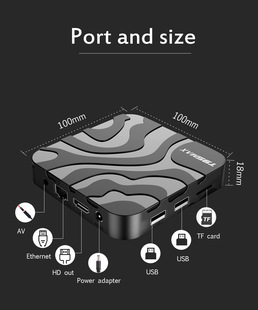T95MAX H618 сетевая приставка Android 12TV BOX 4G/32G 5GWiFi BT 6k