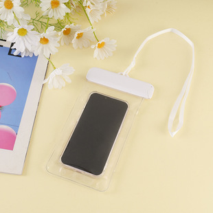 Water park luminous mobile phone waterproof bag outdoor swimming drifting waterproof mobile phone case sealed transparent mobile phone bag