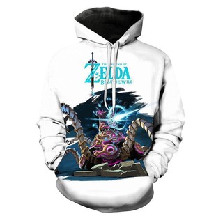 One-piece delivery the tears of The Legend of Zelda Kingdom 3D printed hoodie cosplay game peripheral sweater