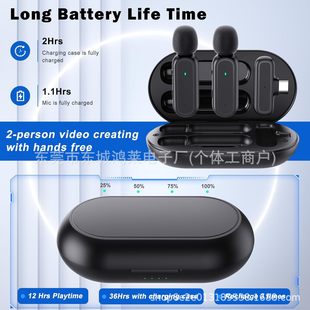 Wireless Laipeg Microphone K60K61 with Cockpit Double Mic Recording Small Microphone Live Invisible Radio Mic Factory