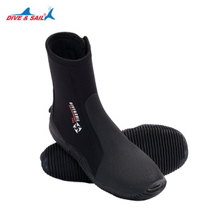 New 5mm High-top Diving Shoes Outdoor Beach Rescue Shoes Non-slip Wear-resistant Tracing Shoes Snorkeling Surfing Wading Boots