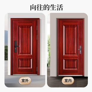 Anti-theft and anti-pry entry door for rental house rural side-by-side soundproof entry door for warehouse room door steel engineering door