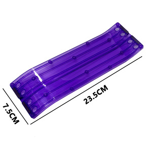 Compatible with color window magnetic film 7.5cm track accessories supplementary loose piece electric car sliding assembly building block toy