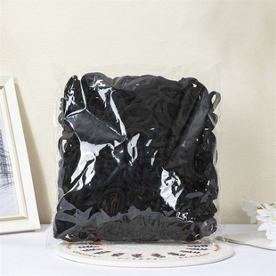 Towel ring hair ring black head rope seamless base base adult rubber band hair rope manufacturers wholesale